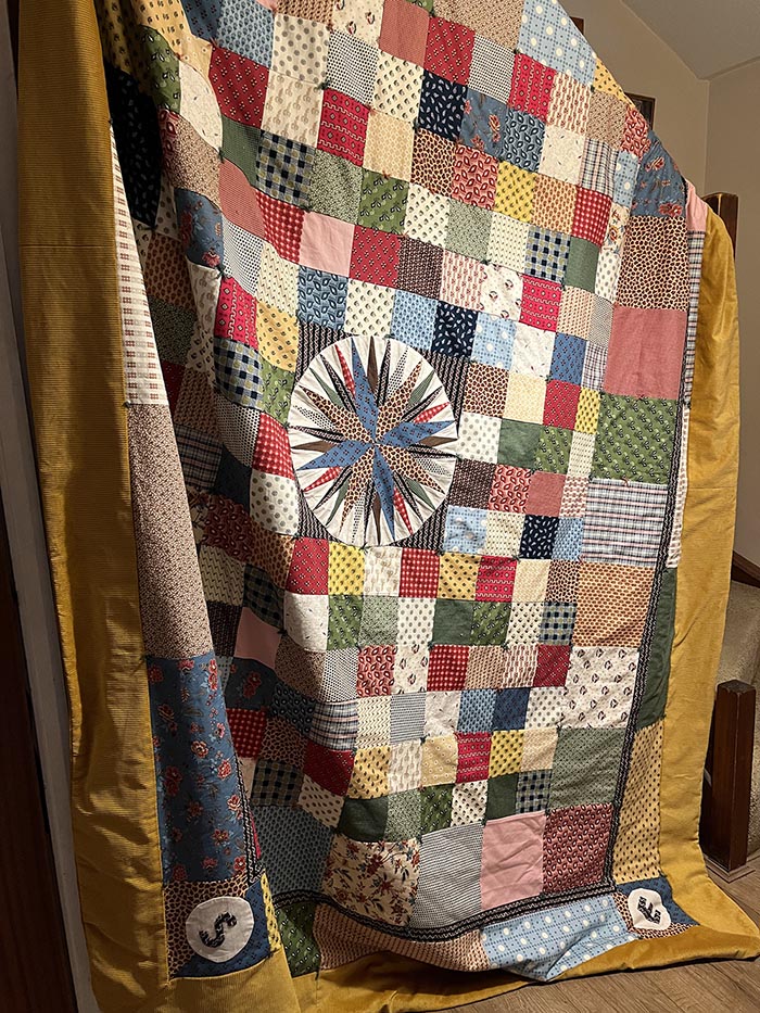 Elizabeth's Dowry Quilt using licensed fabrics